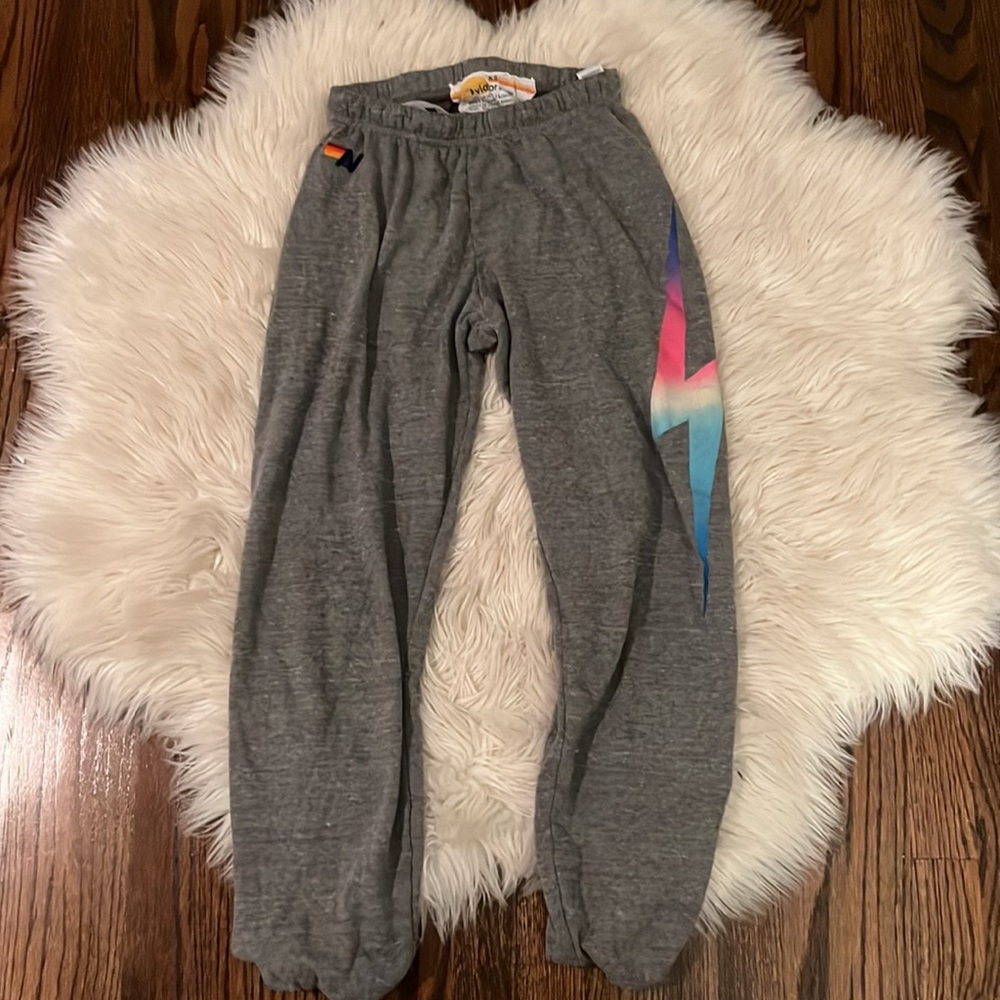 AVIATOR NATION LIGHTNING BOLT SWEATPANTS